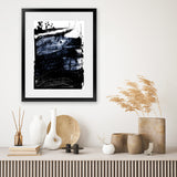 Shop Squeegee II Art Print-Abstract, Black, PC, Portrait, Rectangle, View All-framed painted poster wall decor artwork