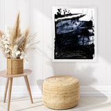 Shop Squeegee II Art Print-Abstract, Black, PC, Portrait, Rectangle, View All-framed painted poster wall decor artwork