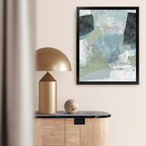 Shop Balanced Neutral I Art Print-Abstract, Blue, Green, PC, Portrait, Rectangle, View All-framed painted poster wall decor artwork