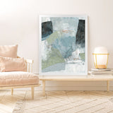 Shop Balanced Neutral I Art Print-Abstract, Blue, Green, PC, Portrait, Rectangle, View All-framed painted poster wall decor artwork