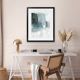 Shop Balanced Neutral II Art Print-Abstract, Blue, PC, Portrait, Rectangle, View All-framed painted poster wall decor artwork