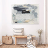 Shop Baroque Abstract II Canvas Art Print-Abstract, Grey, Horizontal, Landscape, PC, Rectangle, View All-framed wall decor artwork