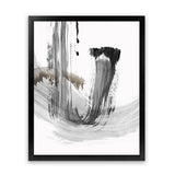 Shop A Loner I Art Print-Abstract, Black, Grey, PC, Portrait, Rectangle, View All-framed painted poster wall decor artwork
