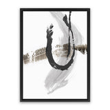 Shop A Loner II Canvas Art Print-Abstract, Grey, PC, Portrait, Rectangle, View All, White-framed wall decor artwork