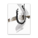 Shop A Loner II Canvas Art Print-Abstract, Grey, PC, Portrait, Rectangle, View All, White-framed wall decor artwork