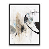Shop Inked In Black I Canvas Art Print-Abstract, Neutrals, PC, Portrait, Rectangle, View All, White-framed wall decor artwork
