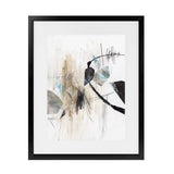 Shop Inked In Black I Art Print-Abstract, Neutrals, PC, Portrait, Rectangle, View All, White-framed painted poster wall decor artwork