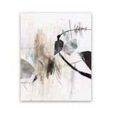 Shop Inked In Black I Art Print-Abstract, Neutrals, PC, Portrait, Rectangle, View All, White-framed painted poster wall decor artwork