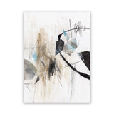Shop Inked In Black I Canvas Art Print-Abstract, Neutrals, PC, Portrait, Rectangle, View All, White-framed wall decor artwork