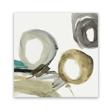 Shop Rings And Lines II (Square) Art Print-Abstract, Green, Grey, PC, Square, View All-framed painted poster wall decor artwork