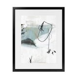 Shop Tied I Art Print-Abstract, Blue, PC, Portrait, Rectangle, View All, White-framed painted poster wall decor artwork
