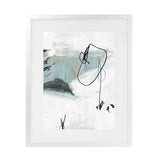 Shop Tied I Art Print-Abstract, Blue, PC, Portrait, Rectangle, View All, White-framed painted poster wall decor artwork