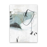 Shop Tied I Canvas Art Print-Abstract, Blue, PC, Portrait, Rectangle, View All, White-framed wall decor artwork