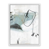 Shop Tied I Canvas Art Print-Abstract, Blue, PC, Portrait, Rectangle, View All, White-framed wall decor artwork