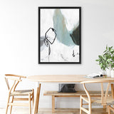 Shop Tied II Canvas Art Print-Abstract, Blue, PC, Portrait, Rectangle, View All-framed wall decor artwork