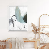 Shop Tied II Canvas Art Print-Abstract, Blue, PC, Portrait, Rectangle, View All-framed wall decor artwork