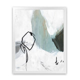 Shop Tied II Art Print-Abstract, Blue, PC, Portrait, Rectangle, View All-framed painted poster wall decor artwork