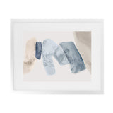 Shop Blue Tilted II Art Print-Abstract, Blue, Horizontal, Landscape, Neutrals, PC, Rectangle, View All-framed painted poster wall decor artwork