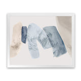 Shop Blue Tilted II Art Print-Abstract, Blue, Horizontal, Landscape, Neutrals, PC, Rectangle, View All-framed painted poster wall decor artwork