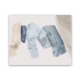 Shop Blue Tilted II Art Print-Abstract, Blue, Horizontal, Landscape, Neutrals, PC, Rectangle, View All-framed painted poster wall decor artwork