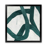 Shop Green Bow I (Square) Art Print-Abstract, Green, PC, Square, View All-framed painted poster wall decor artwork