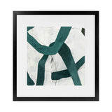 Shop Green Bow II (Square) Art Print-Abstract, Green, PC, Square, View All-framed painted poster wall decor artwork
