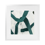 Shop Green Bow II (Square) Art Print-Abstract, Green, PC, Square, View All-framed painted poster wall decor artwork
