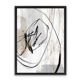 Shop Indentation I Canvas Art Print-Abstract, Neutrals, PC, Portrait, Rectangle, View All-framed wall decor artwork