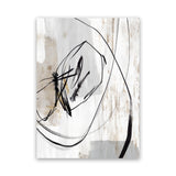 Shop Indentation I Canvas Art Print-Abstract, Neutrals, PC, Portrait, Rectangle, View All-framed wall decor artwork