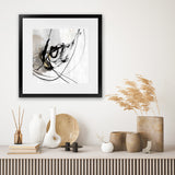 Shop Ocular I (Square) Art Print-Abstract, Black, Neutrals, PC, Square, View All-framed painted poster wall decor artwork