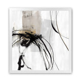 Shop Ocular II (Square) Art Print-Abstract, Black, Neutrals, PC, Square, View All-framed painted poster wall decor artwork