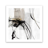 Shop Ocular II (Square) Art Print-Abstract, Black, Neutrals, PC, Square, View All-framed painted poster wall decor artwork