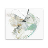 Shop Breath In Between III Art Print-Abstract, Green, Horizontal, Landscape, Neutrals, PC, Rectangle, View All, White-framed painted poster wall decor artwork