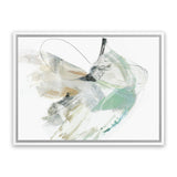 Shop Breath In Between III Canvas Art Print-Abstract, Green, Horizontal, Landscape, Neutrals, PC, Rectangle, View All, White-framed wall decor artwork