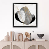 Shop Through Dimensions I (Square) Art Print-Abstract, Grey, PC, Square, View All-framed painted poster wall decor artwork