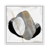 Shop Through Dimensions I (Square) Canvas Art Print-Abstract, Grey, PC, Square, View All-framed wall decor artwork
