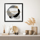 Shop Through Dimensions II (Square) Art Print-Abstract, Grey, PC, Square, View All-framed painted poster wall decor artwork
