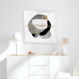 Shop Through Dimensions II (Square) Art Print-Abstract, Grey, PC, Square, View All-framed painted poster wall decor artwork