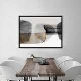 Shop Anchored Motion II Canvas Art Print-Abstract, Black, Horizontal, Landscape, PC, Rectangle, View All-framed wall decor artwork