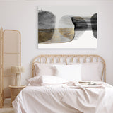 Shop Anchored Motion II Canvas Art Print-Abstract, Black, Horizontal, Landscape, PC, Rectangle, View All-framed wall decor artwork