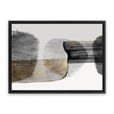 Shop Anchored Motion II Canvas Art Print-Abstract, Black, Horizontal, Landscape, PC, Rectangle, View All-framed wall decor artwork
