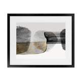 Shop Anchored Motion II Art Print-Abstract, Black, Horizontal, Landscape, PC, Rectangle, View All-framed painted poster wall decor artwork