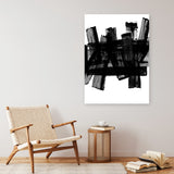 Shop The Neighbourhood Canvas Art Print-Abstract, Black, PC, Portrait, Rectangle, View All-framed wall decor artwork
