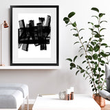 Shop The Neighbourhood Art Print-Abstract, Black, PC, Portrait, Rectangle, View All-framed painted poster wall decor artwork