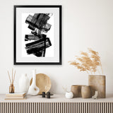 Shop Meditative Dimension I Art Print-Abstract, Black, PC, Portrait, Rectangle, View All-framed painted poster wall decor artwork