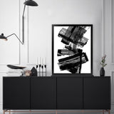 Shop Meditative Dimension I Art Print-Abstract, Black, PC, Portrait, Rectangle, View All-framed painted poster wall decor artwork