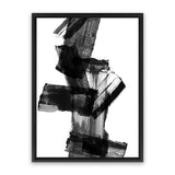 Shop Meditative Dimension II Canvas Art Print-Abstract, Black, PC, Portrait, Rectangle, View All-framed wall decor artwork