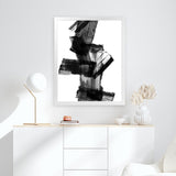 Shop Meditative Dimension II Art Print-Abstract, Black, PC, Portrait, Rectangle, View All-framed painted poster wall decor artwork