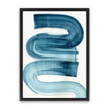 Shop Eversong Canvas Art Print-Abstract, Blue, PC, Portrait, Rectangle, View All-framed wall decor artwork