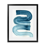 Shop Eversong Art Print-Abstract, Blue, PC, Portrait, Rectangle, View All-framed painted poster wall decor artwork